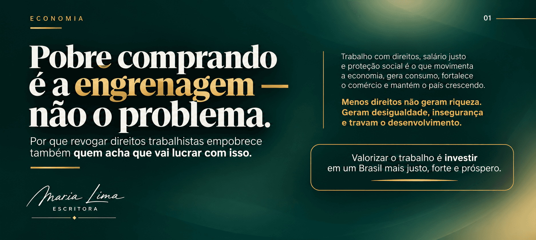 Tem uma fração da elite brasileira convencida de que a solução do país é uma só.