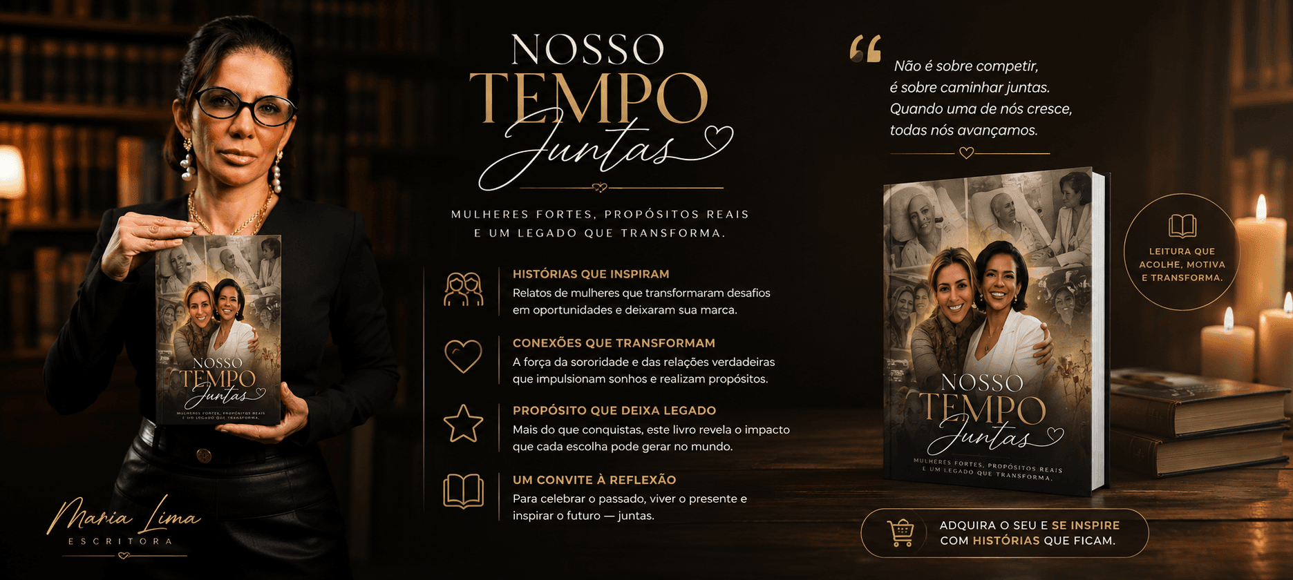 Nosso Tempo Juntas: uma história de amor, coragem e esperança