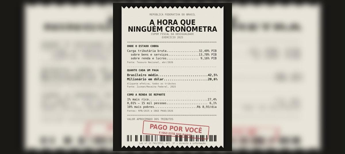 A hora que ninguém cronometra